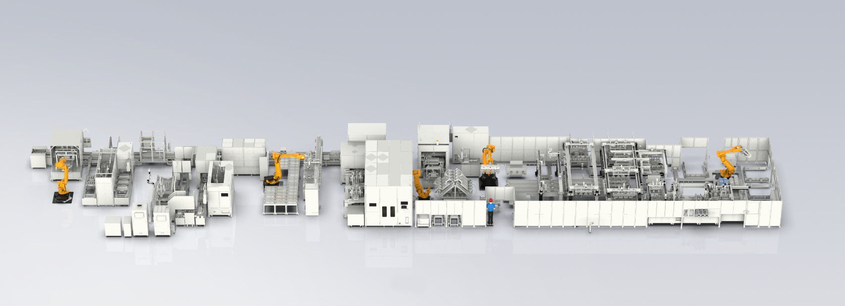 EV方壳VDA 模组焊接线应用